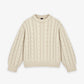 Boxy Cable Knit Sweater