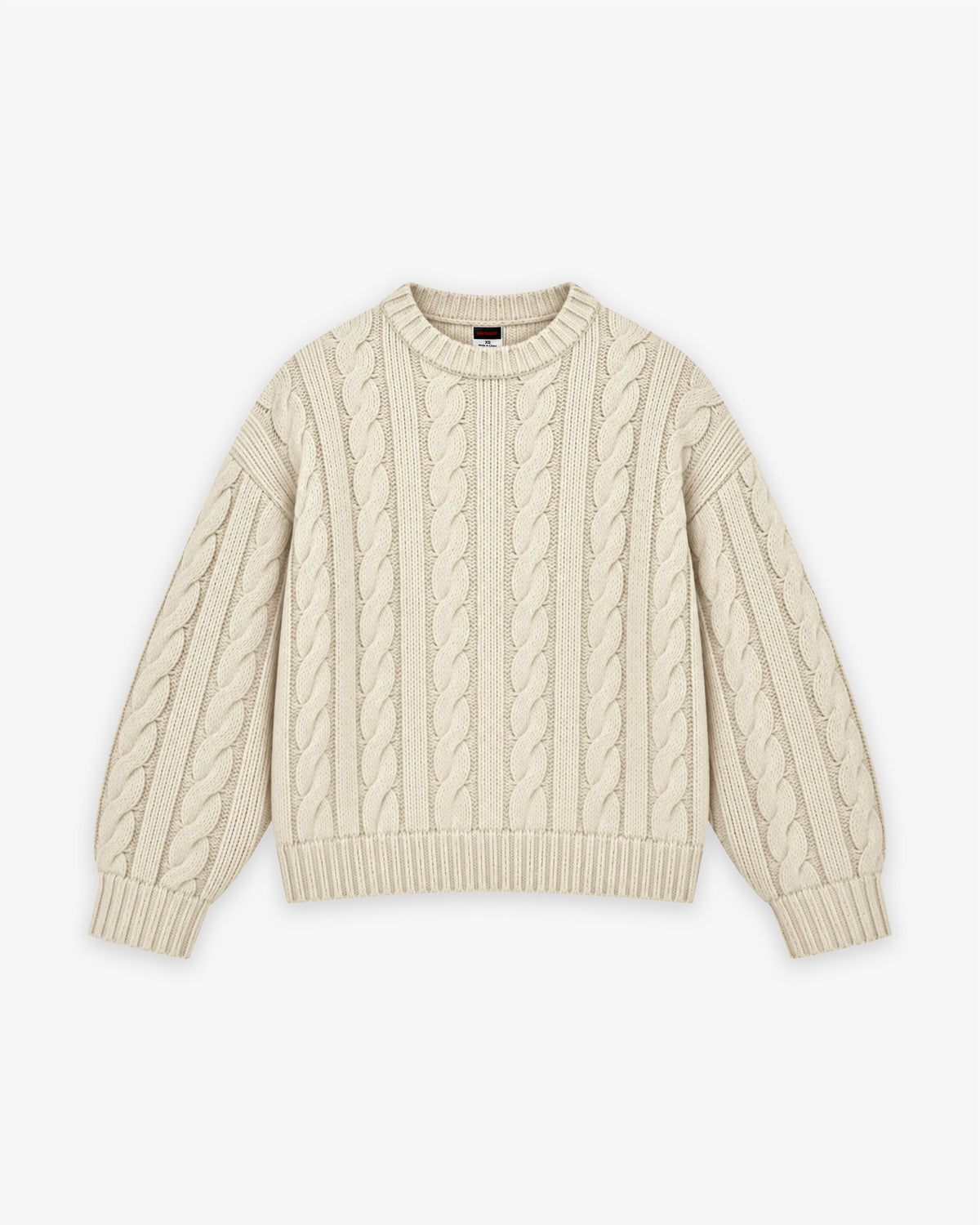 Boxy Cable Knit Sweater