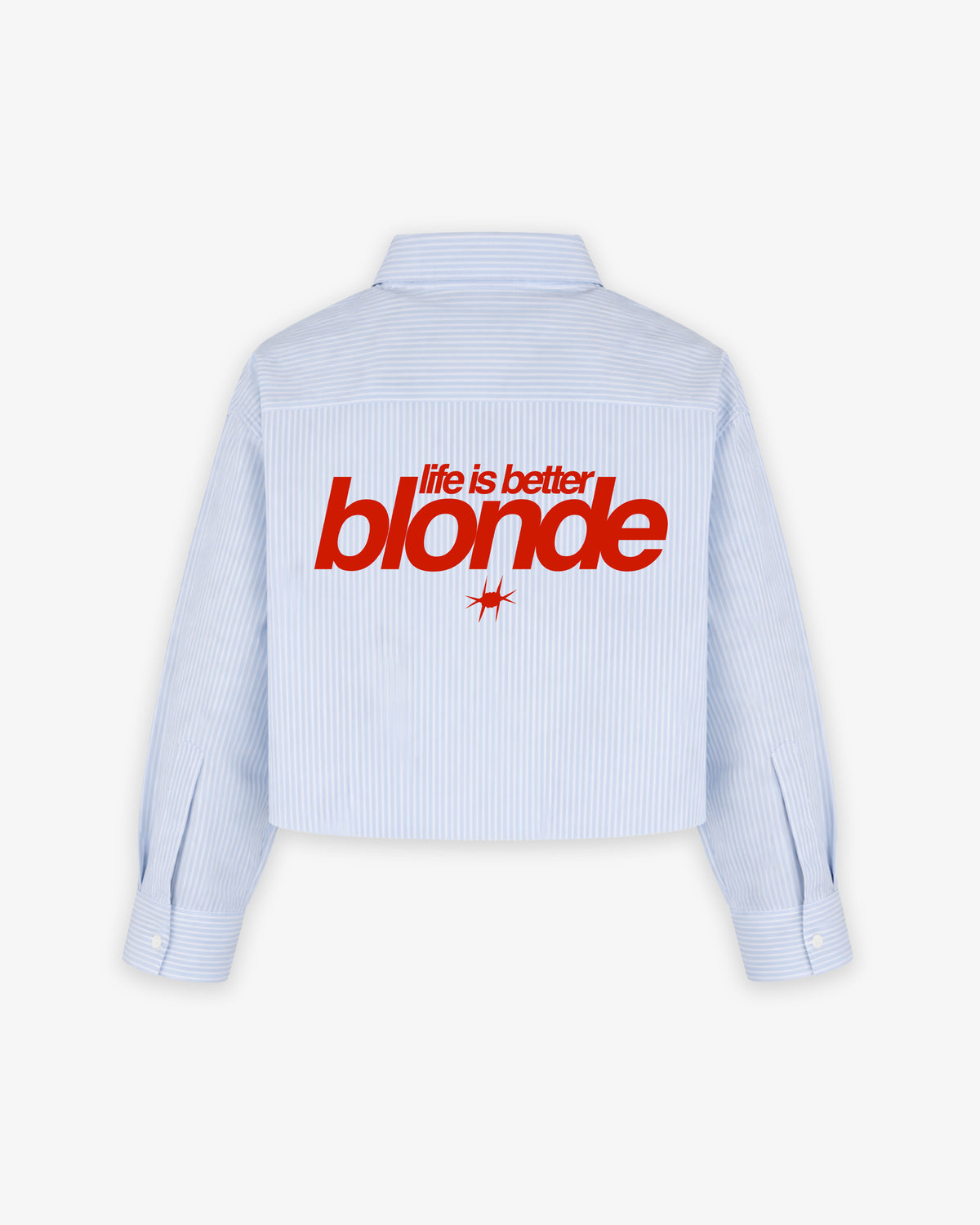 Boxy Striped Shirt Girls - Life Is Better Blonde