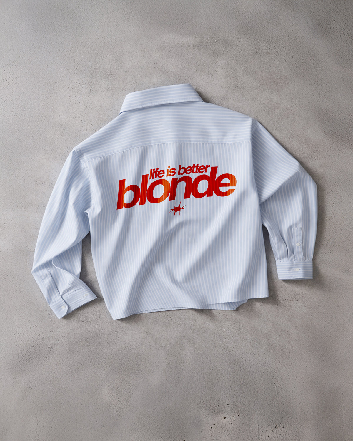Boxy Striped Shirt Girls - Life Is Better Blonde