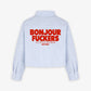Boxy Striped Shirt Girls - Bonjour Fuckers