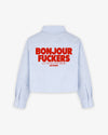 Boxy Striped Shirt Girls - Bonjour Fuckers