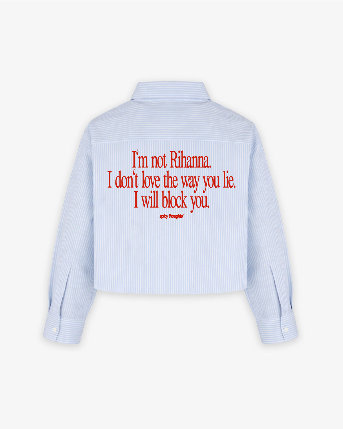 Boxy Striped Shirt Girls - I Will Block You