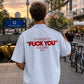 Boxy Short Sleeve Shirt - Can you see the fuck you in my smile