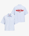 Boxy Short Sleeve Shirt - Can you see the fuck you in my smile