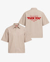 Boxy Short Sleeve Shirt - Can you see the fuck you in my smile
