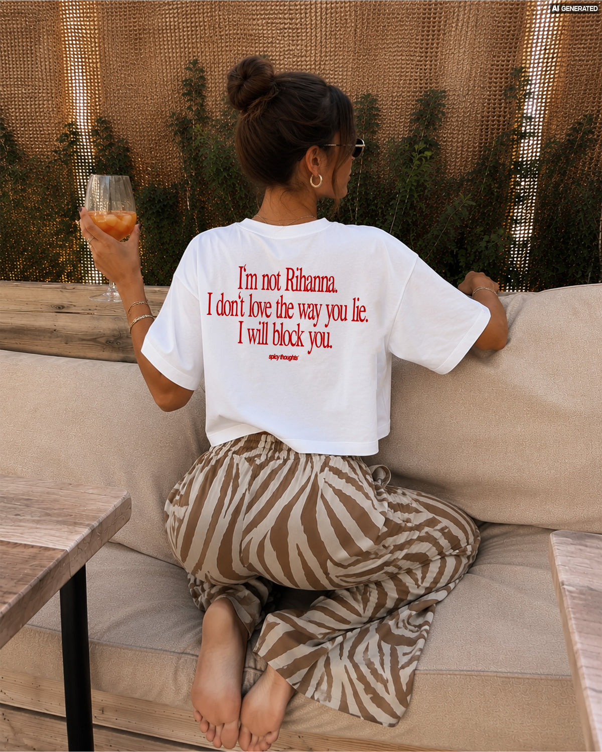 Boxy Tee Girls - I Will Block You.