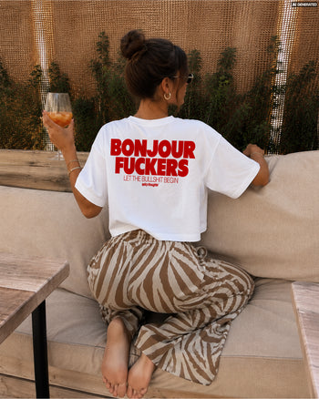 Boxy Tee Girls - Bonjour Fuckers