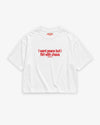 Boxy Tee Girls - I Want Peace But I Flirt With Chaos