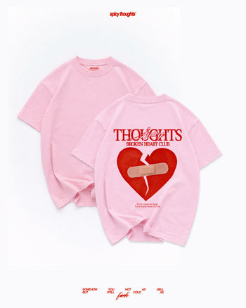 Heavy Oversized Tee - Broken Heart Club