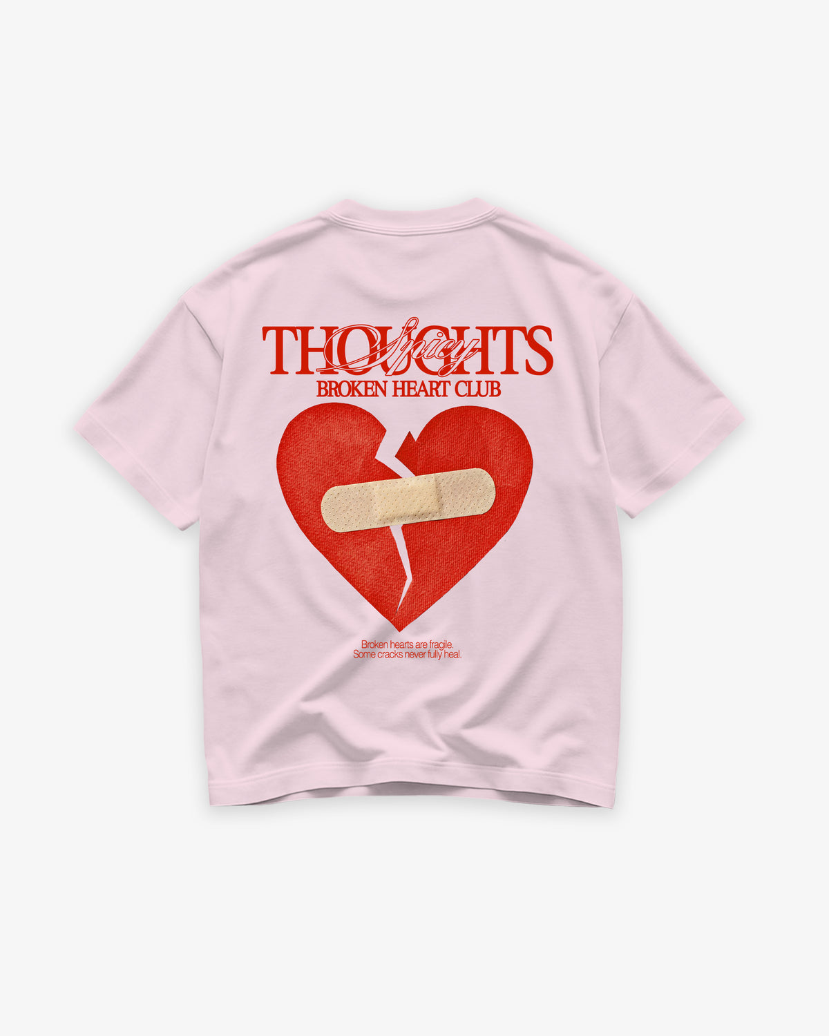 Heavy Oversized Tee - Broken Heart Club