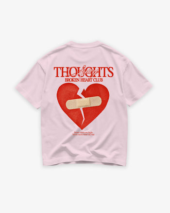 Heavy Oversized Tee - Broken Heart Club