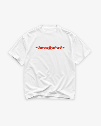 Heavy Oversized Tee - Brunette Bombshell