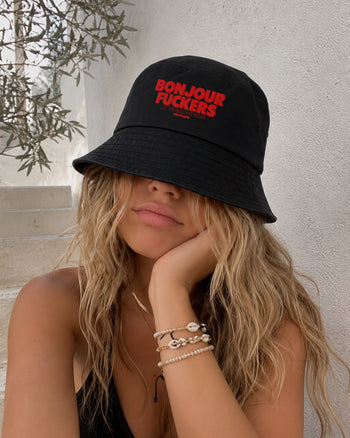 Bucket Hat - Bonjour Fuckers