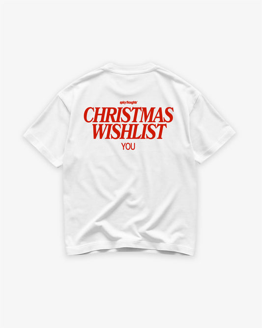 Heavy Oversized Tee - Christmas Wishlist