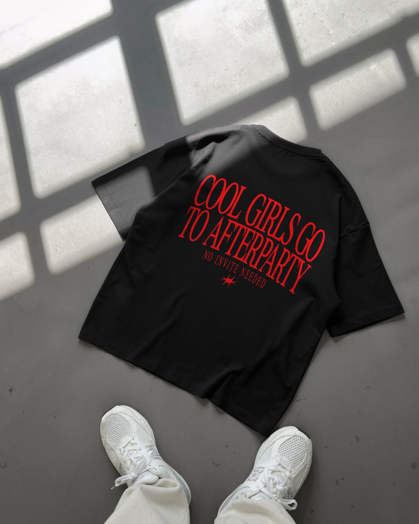 Heavy Oversized Tee - Cool Girls Go to Afterparty