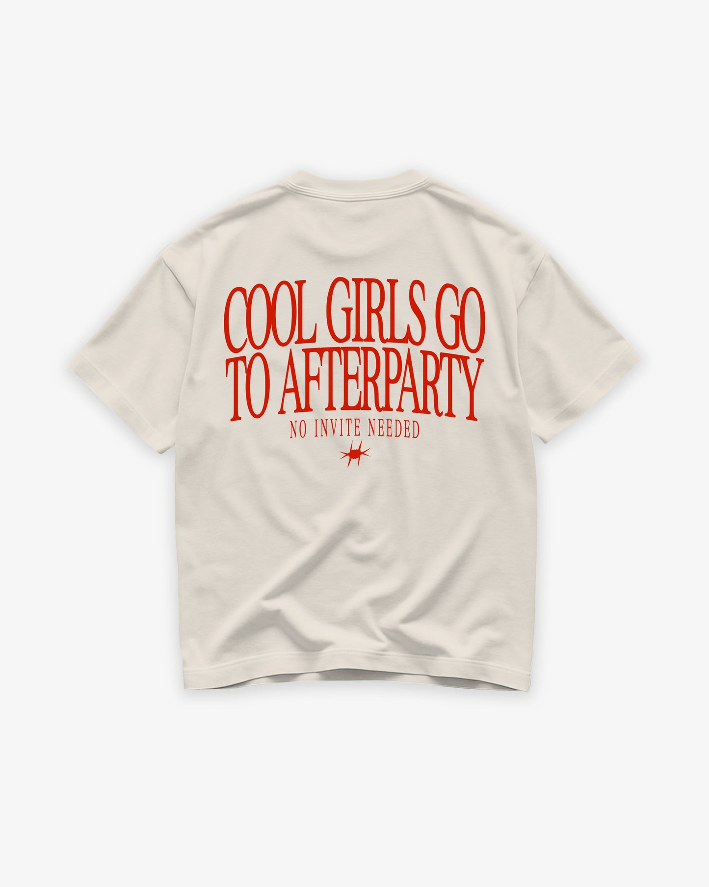 Heavy Oversized Tee - Cool Girls Go to Afterparty