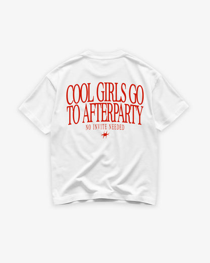 Heavy Oversized Tee - Cool Girls Go to Afterparty