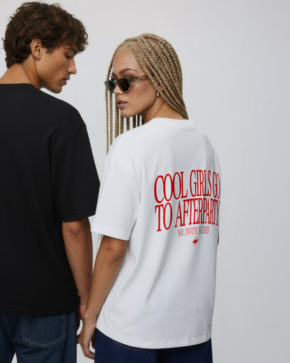Heavy Oversized Tee - Cool Girls Go to Afterparty