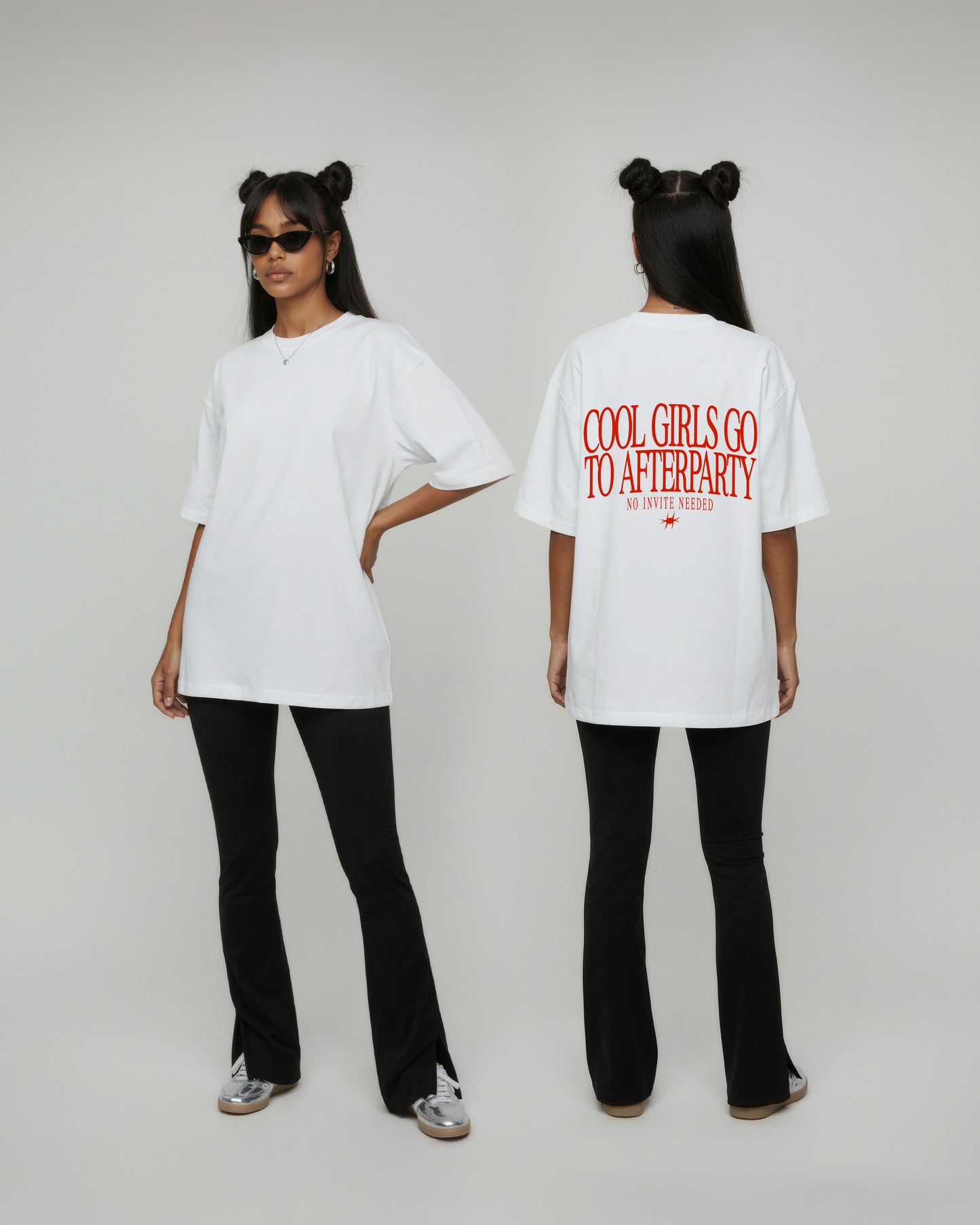 Heavy Oversized Tee - Cool Girls Go to Afterparty