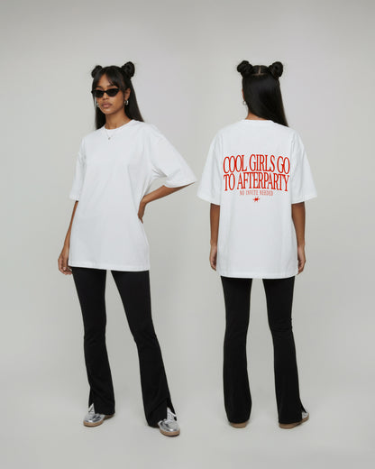 Heavy Oversized Tee - Cool Girls Go to Afterparty