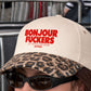 Cap Leopard - Bonjour Fuckers