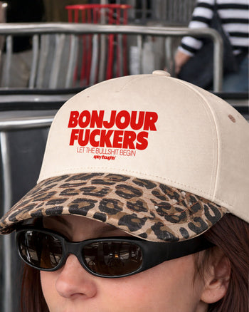Cap Leopard - Bonjour Fuckers