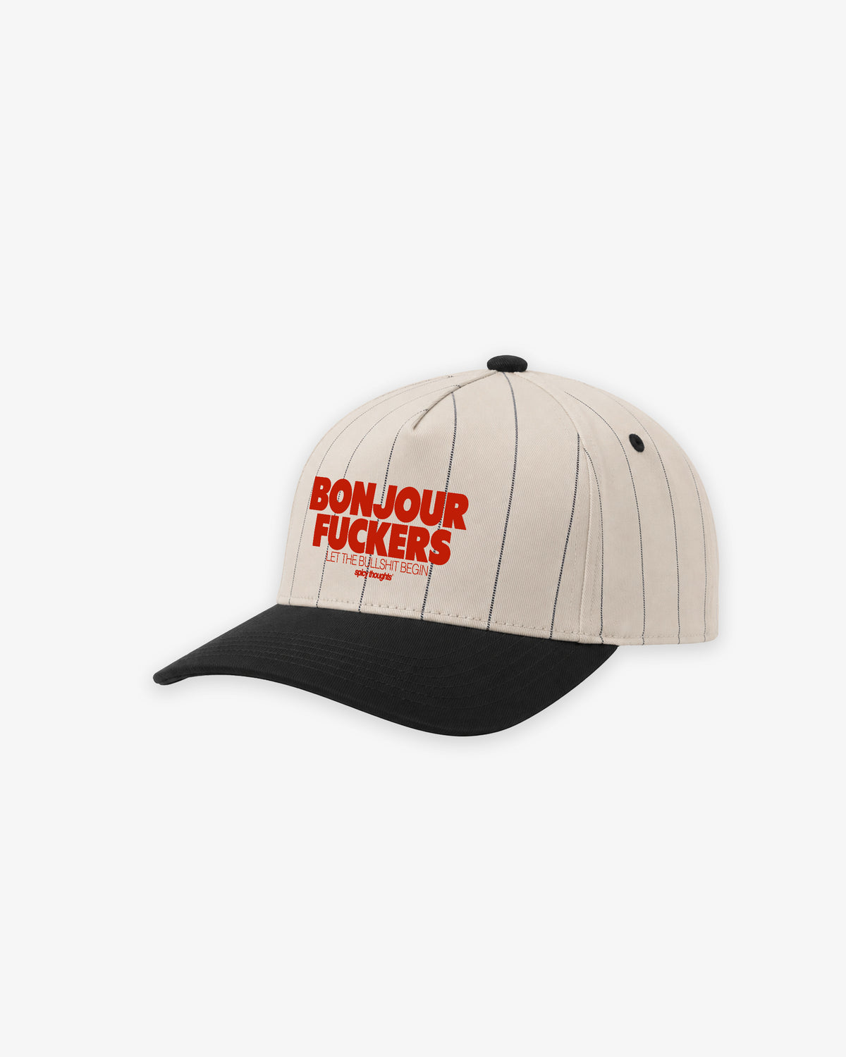 Cap Pinstripe - Bonjour Fuckers