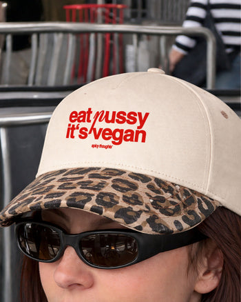 Cap Leopard - Eat P*ssy It's Vegan