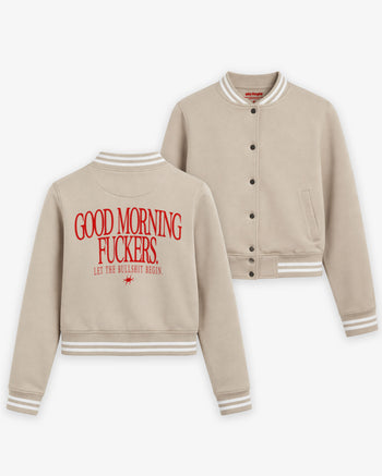 College Sweat Jacket Girls - Good Morning Fuckers