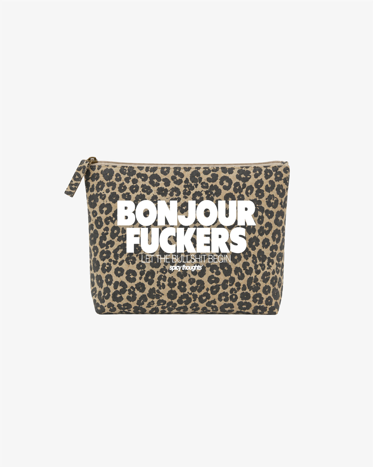 Cosmetic Bag Leopard - Bonjour Fuckers
