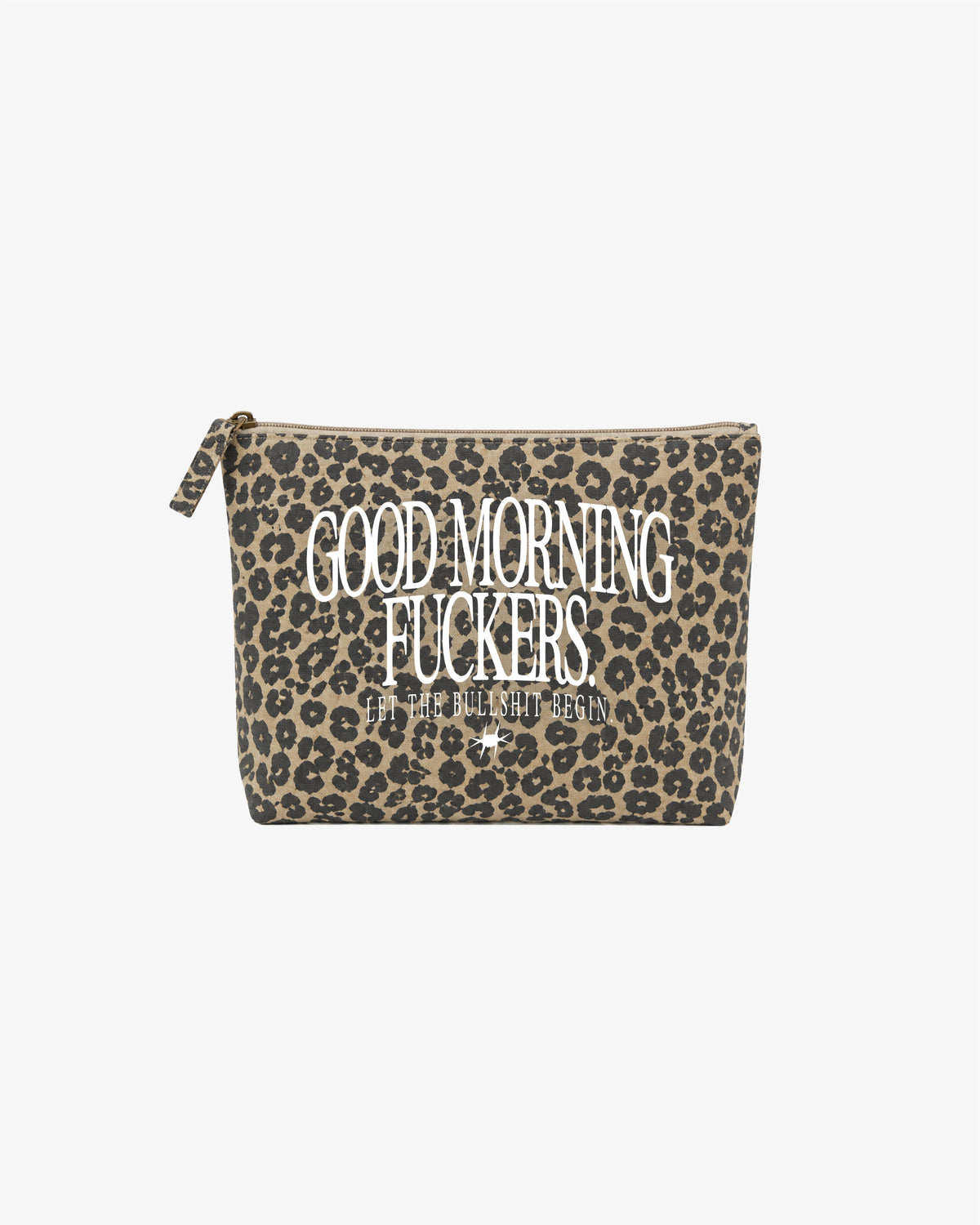 Cosmetic Bag Leopard - Good Morning Fuckers