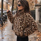 Cropped Faux Fur Leo Jacket Girls