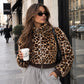 Cropped Faux Fur Leo Jacket Girls