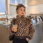 Cropped Faux Fur Leo Jacket Girls