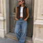 Cropped Sherpa Vest Girls