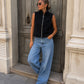 Cropped Sherpa Vest Girls