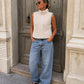 Cropped Sherpa Vest Girls