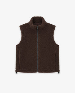 Cropped Sherpa Vest Girls