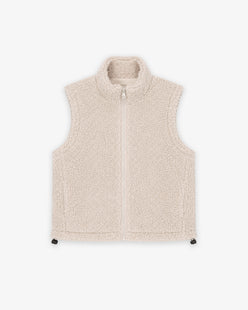 Cropped Sherpa Vest Girls