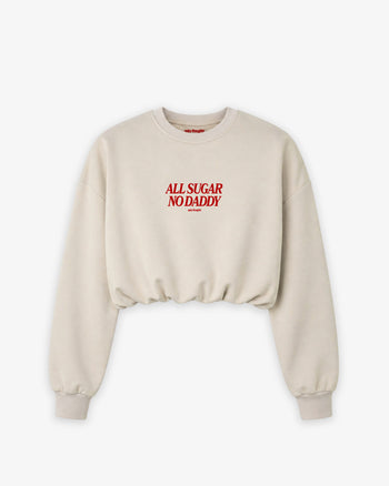 Cropped Crewneck Girls - All Sugar No Daddy