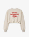 Cropped Crewneck Girls - I Will Block You