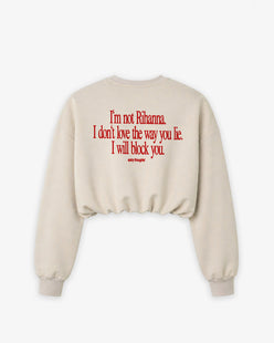 Cropped Crewneck Girls - I Will Block You