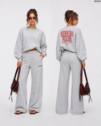 Cropped Crewneck Girls - Buenos Dias Fuckers