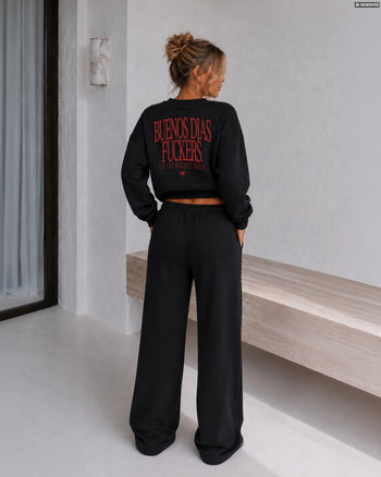Cropped Crewneck Girls - Buenos Dias Fuckers