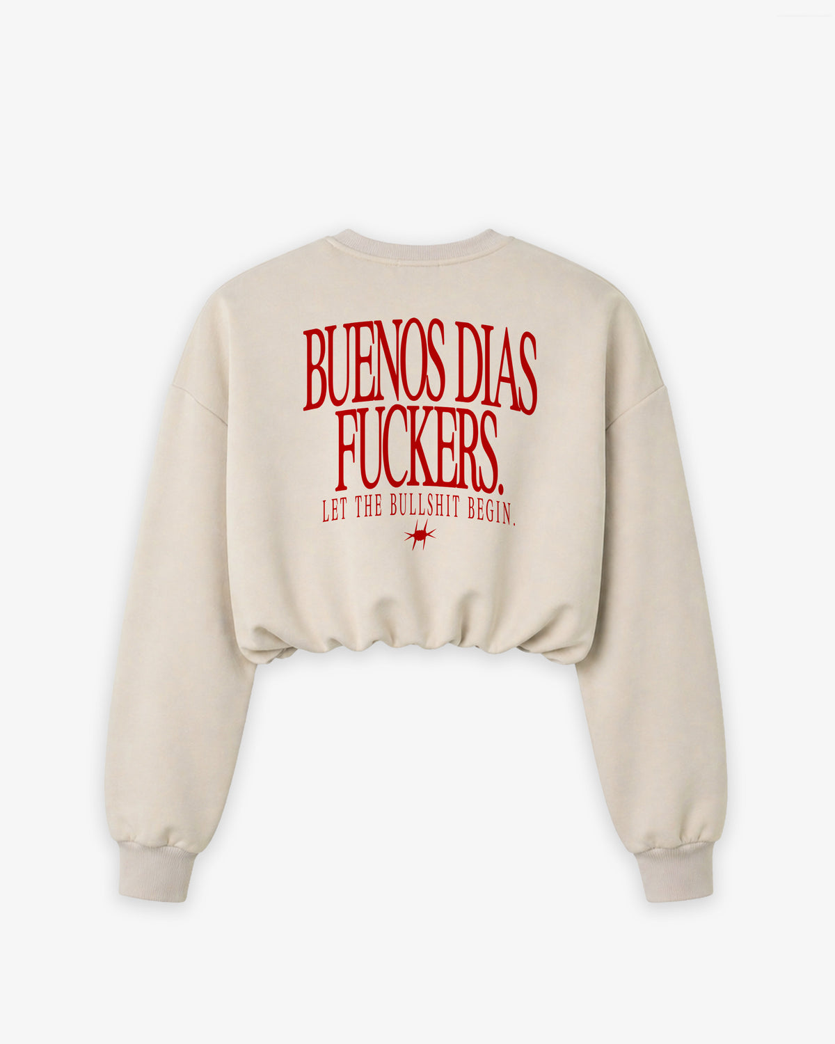 Cropped Crewneck Girls - Buenos Dias Fuckers