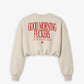 Cropped Crewneck Girls - Good Morning Fuckers