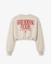 Cropped Crewneck Girls - Good Morning Fuckers