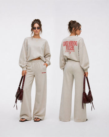 Cropped Crewneck Girls - Good Morning Fuckers