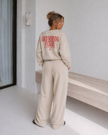Cropped Crewneck Girls - Good Morning Fuckers